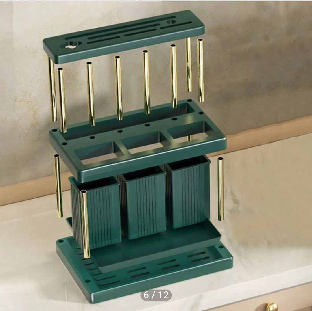 Organizador Multifuncional de Cuchillos y Cubiertos – Estilo + Orden en tu Cocina