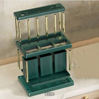 Organizador Multifuncional de Cuchillos y Cubiertos – Estilo + Orden en tu Cocina