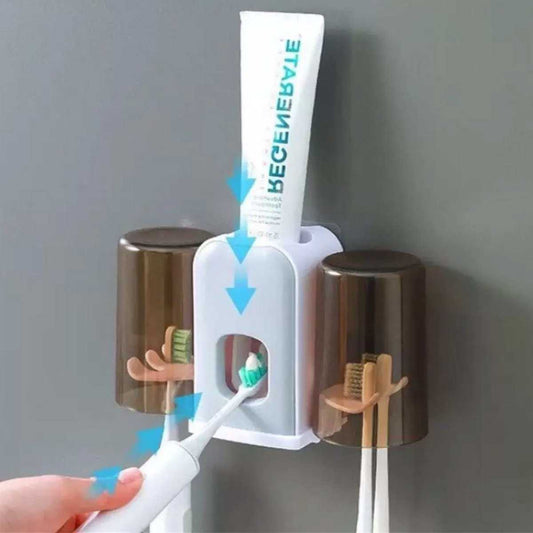 Soporte y Dispensador Automático de Pasta Dental